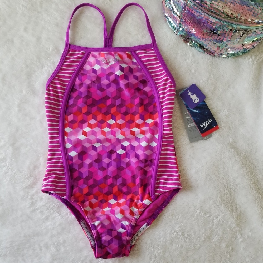 New! Girls Speedo swimsuit. Sz. 7